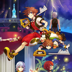 This is a pixiv picture whose title is キングダムハーツ.