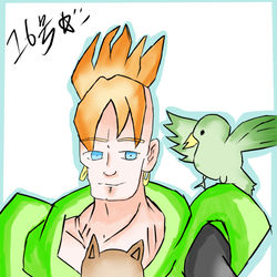 This is a pixiv picture whose title is 自然を愛する心優しい戦士….