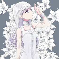 This is a pixiv picture whose title is White.
