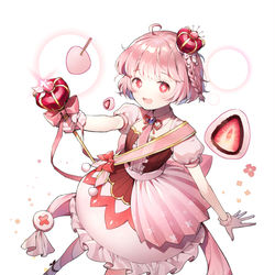 This is a pixiv picture whose title is いちご大福.