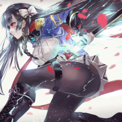 This is a pixiv picture whose title is 雷神.