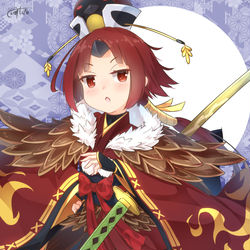 This is a pixiv picture whose title is 紅閻魔ちゃん.