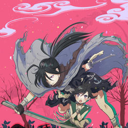 This is a pixiv picture whose title is dororo.