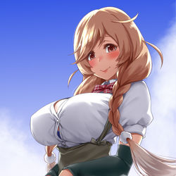 This is a pixiv picture whose title is 峯雲.