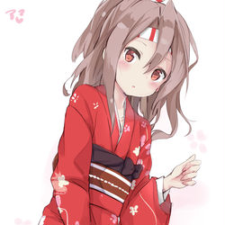 This is a pixiv picture whose title is 晴れ着瑞鳳ちゃん.