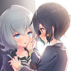 This is a pixiv picture whose title is 純愛.