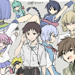 This is a pixiv picture whose title is #平成同人物語女子部.