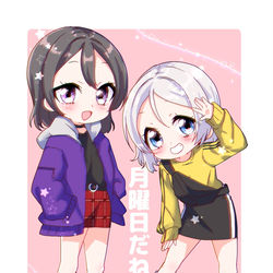 This is a pixiv picture whose title is 月曜.