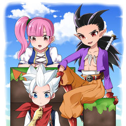 This is a pixiv picture whose title is ドラクエビルダーズ２感謝健全イラスト.