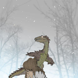 This is a pixiv picture whose title is 絶滅しちゃうね.