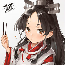 This is a pixiv picture whose title is 日進.