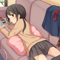 This is a pixiv picture whose title is だらだらタイム.