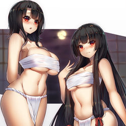 This is a pixiv picture whose title is 高雄&磯風さん！.