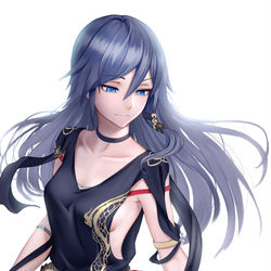 This is a pixiv picture whose title is 浮华.
