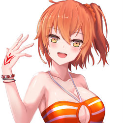 This is a pixiv picture whose title is ぐだ子 FF33參加.