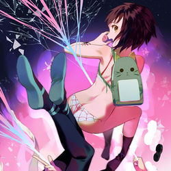 This is a pixiv picture whose title is Spider Gal!! into the spider-ver.