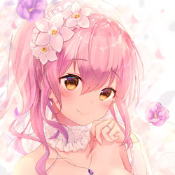 This is a pixiv picture whose title is 『私のこと、幸せにしてくれるよね？』.