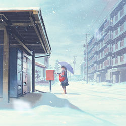 This is a pixiv picture whose title is From.
