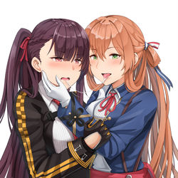 This is a pixiv picture whose title is WA2000 & Springfield.