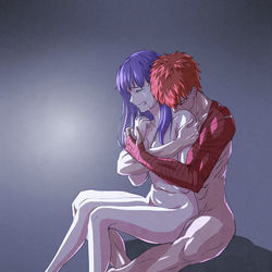 This is a pixiv picture whose title is 夜.