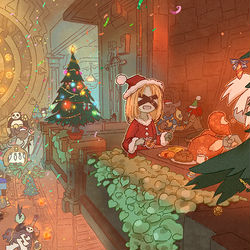 This is a pixiv picture whose title is 冬幕节.