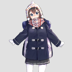 This is a pixiv picture whose title is 冬装備.