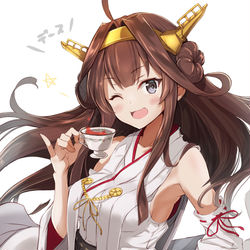 This is a pixiv picture whose title is 金剛さん.
