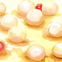 This is a pixiv picture whose title is いちごトリュフ.