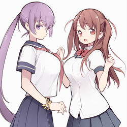 This is a pixiv picture whose title is 咲絵19.
