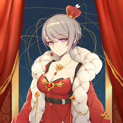 This is a pixiv picture whose title is 丽塔红心皇后.