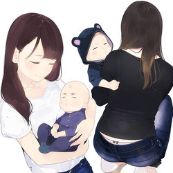 This is a pixiv picture whose title is ママ.