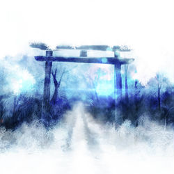 This is a pixiv picture whose title is Freezing Forest Of Magick.