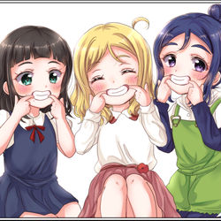 This is a pixiv picture whose title is しゃい「にーっ！」.