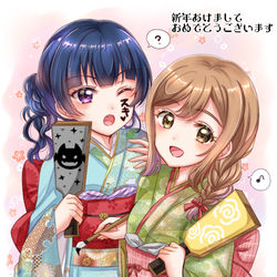This is a pixiv picture whose title is 明けましておめでとうございます.