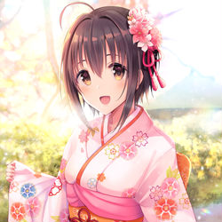 This is a pixiv picture whose title is 今年もよろしくお願いしますね、プロデューサーさん.