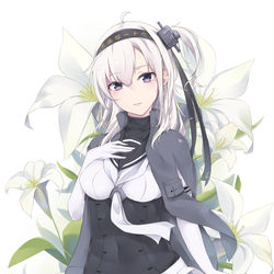This is a pixiv picture whose title is 涼月.
