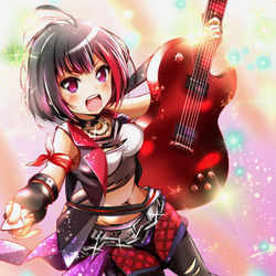 This is a pixiv picture whose title is BanG_Dream!美竹蘭！.