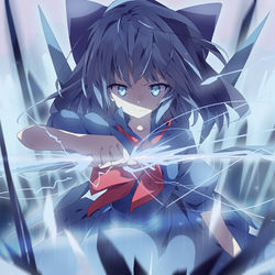 This is a pixiv picture whose title is 氷精チルノ.