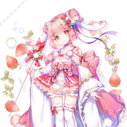 This is a pixiv picture whose title is いちご大福.