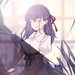This is a pixiv picture whose title is 間桐桜.