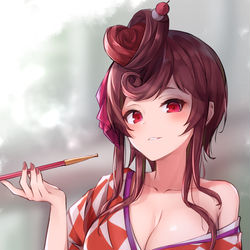 This is a pixiv picture whose title is ゆうぎり姉さん.
