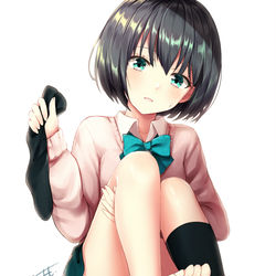 This is a pixiv picture whose title is うちの子JKあんよ.
