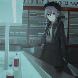 This is a pixiv picture whose title is 買いもの.