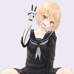 This is a pixiv picture whose title is 義手.