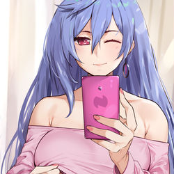 This is a pixiv picture whose title is Girl Next Door.