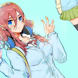 This is a pixiv picture whose title is 三玖.