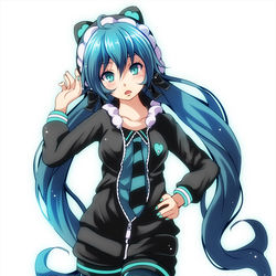 This is a pixiv picture whose title is 【初音ミク】 ぐりーんぽんぽこ.