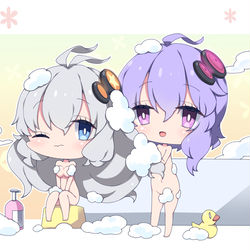 This is a pixiv picture whose title is ゆかりさん＆あかりちゃん。2.