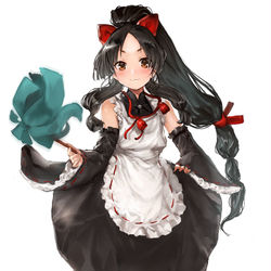 This is a pixiv picture whose title is メイド日進.