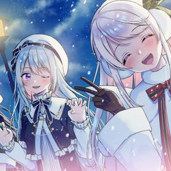 This is a pixiv picture whose title is みかえるくりすます.